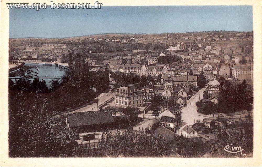 BESANÇON-les-BAINS (Doubs) - Vue sur le Quartier des Bains